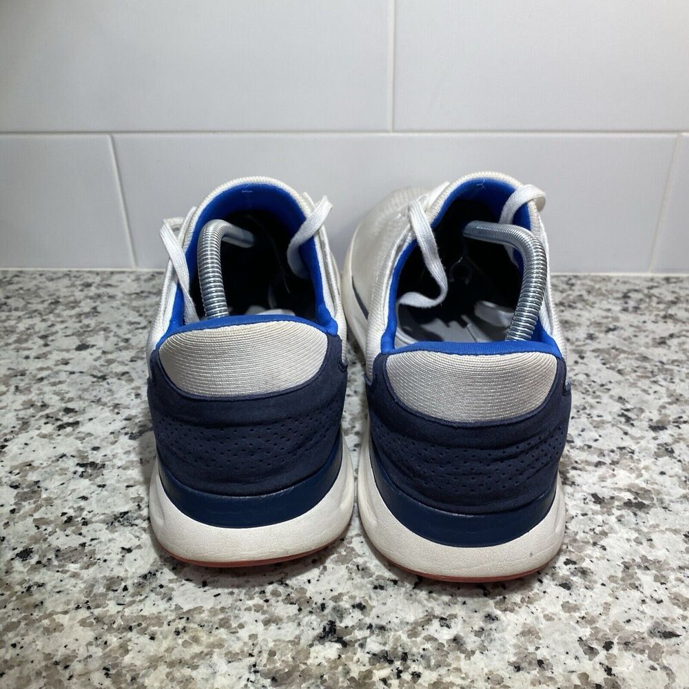 Kizik Lima Men's Size 12 White Blue Hands Free Slip On Sneakers Shoes - Picture 4 of 8